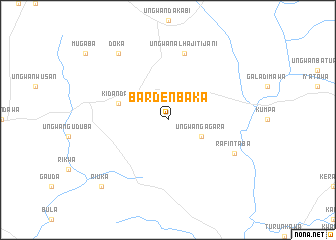 map of Barden Baka