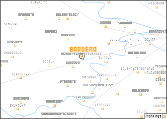 map of Bardeno