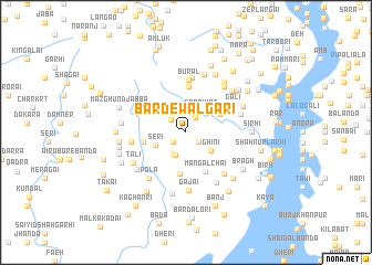 map of Bar Dewalgari