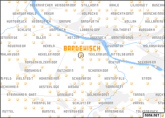 map of Bardewisch