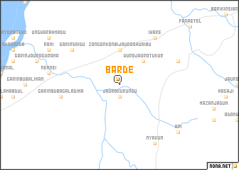 map of Barde