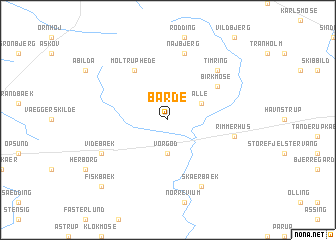 map of Barde