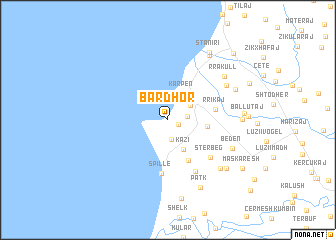 map of Bardhor