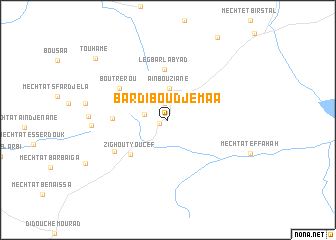 map of Bardi Boudjemaa