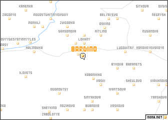 map of Bardino