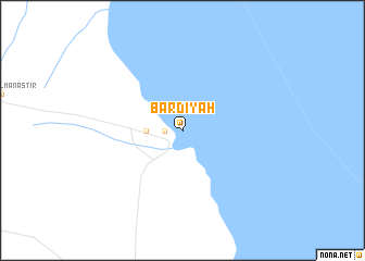 map of Bardīyah