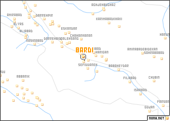 map of Bardī