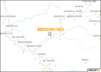 map of Bard Kheymeh