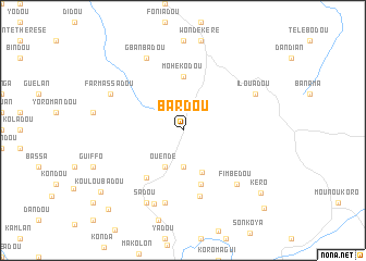 map of Bardou