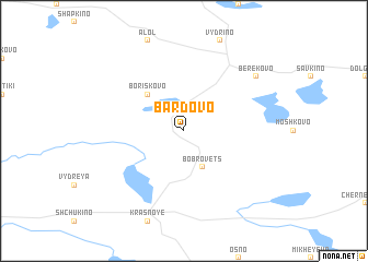 map of Bardovo