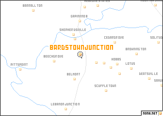 map of Bardstown Junction