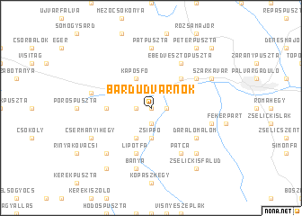 map of Bárdudvarnok