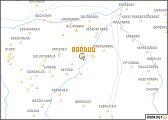map of Bardūd