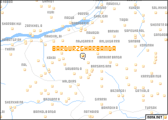 map of Bar Durzghar Bānda