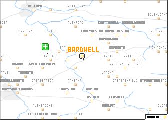 map of Bardwell