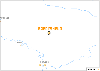 map of Bardyshevo