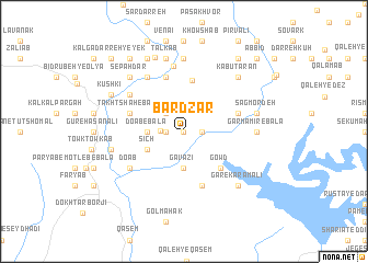 map of Bardzār