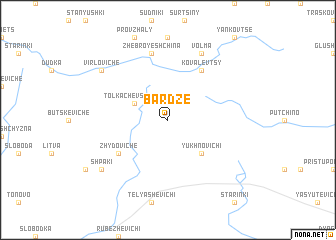 map of Bardze