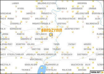 map of Bardzynin