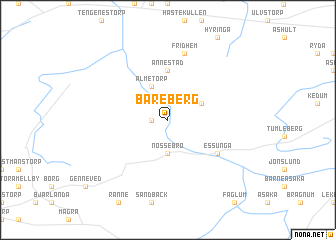 map of Bäreberg