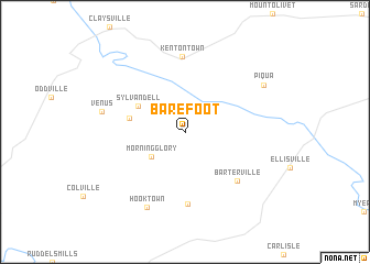 map of Barefoot