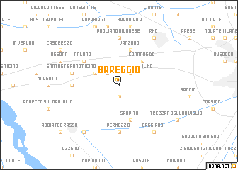 map of Bareggio