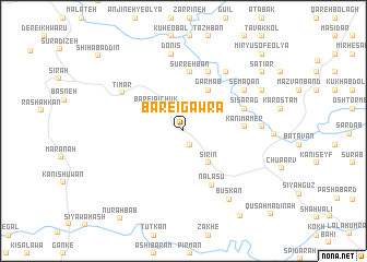 map of Bāre-ī Gawra
