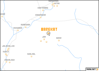 map of Barekāt