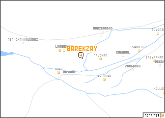 map of Bārekzay