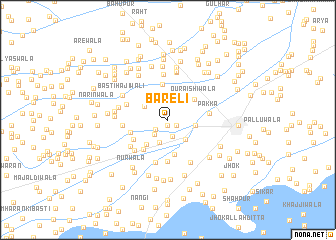 map of Bareli