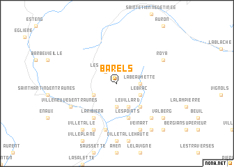 map of Barels