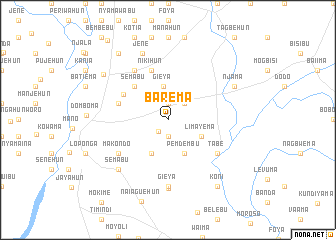 map of Barema