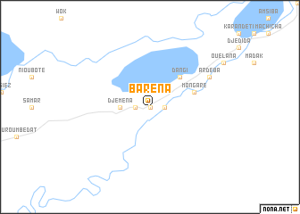 map of Baréna