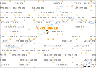 map of Bärenbach