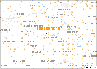 map of Bärenbronn