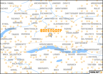 map of Bärendorf