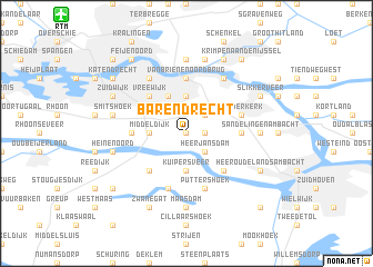 map of Barendrecht