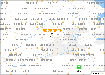 map of Bareneck