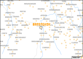 map of Barengkok