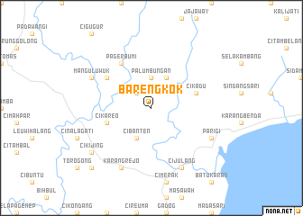 map of Barengkok