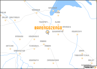 map of Barèngo Zengo