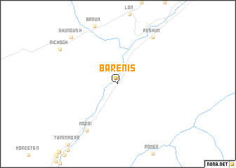 map of Barenis