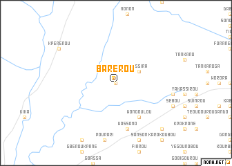 map of Barérou