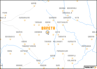 map of Bareta