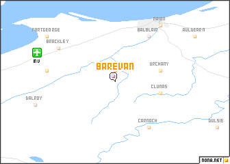 map of Barevan