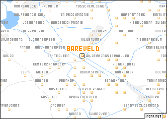 map of Bareveld