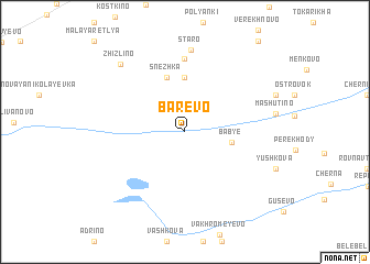 map of Barevo