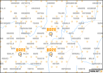 map of Bare