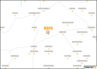 map of Baré