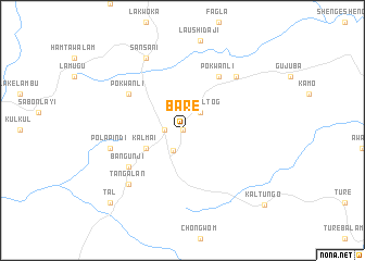 map of Bare